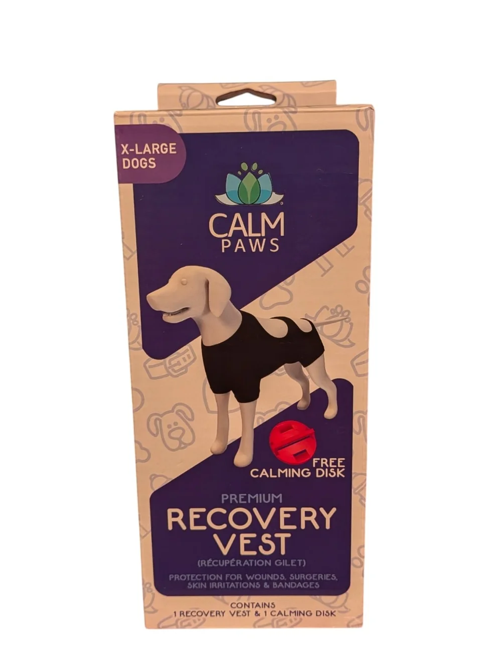 Calm Paws Recovery Vest XL